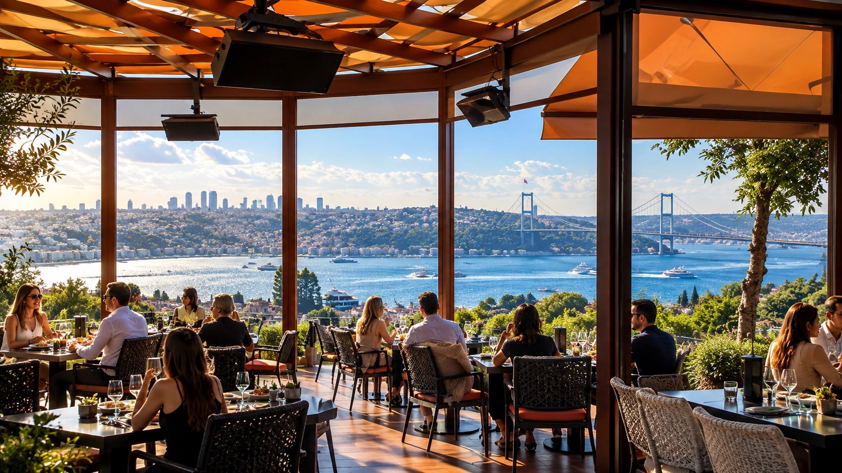 Ulus Park, Ulus Cafe, Ulus 29 y Sunset Grill & Bar — Cuatro paradas distintas